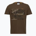 Herren T-Shirt Aeronautica Militare TS2535UJ00641 chestnut brown
