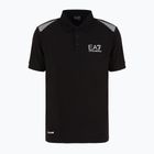 Poloshirt Herren EA7 Emporio Armani Train 7 Lines black