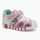 Sandalen Kinder Geox Iupidoo white/fuchsia