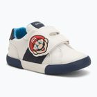 Geox Gisli Kinderschuhe weiß/navy/orange