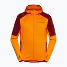 Herren La Sportiva Existence Hoody papaya/sangria trekking sweatshirt