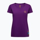 Damen T-Shirt La Sportiva Climbing on the Moon viola/giallo