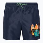 Badeshorts Herren EA7 Emporio Armani Water Reactive Monogram Boxer blu navy