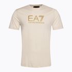 Shirt Herren EA7 Emporio Armani Train Gold Label Tee Pima Big Logo rainy day