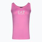 Tank Top Damen EA7 Emporio Armani Train Shiny cyclamen/logo aqua