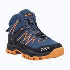 CMP Rigel Mid blueteel / flame Kinder-Trekkingstiefel