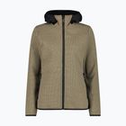 Damen Sweatshirt Hoodie Pullover CMP 34H2876 sesamo/ antracite