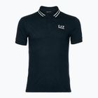 Herren EA7 Emporio Armani Golf Pro Polo Check Hemd armani blau