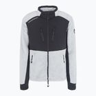 Ski Sweatshirt Hoodie Herren EA7 Emporio Armani Ski Cortina Polarfleece T-Top quiet gray