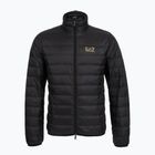 Herren EA7 Emporio Armani Zug Kern Id unten leichte schwarze Jacke