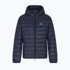 Herren EA7 Emporio Armani Zug Core Id Down Light Jacke Hoodie armani blau