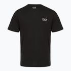 Herren EA7 Emporio Armani Pima Baumwolle Core Identity T-Shirt schwarz