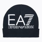 EA7 Emporio Armani Berg Sichtbarkeit Beanie blau / weiß Wintermütze