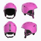 Kinder-Skihelm Briko Makalu Jr shiny pink/white