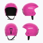 Kinder-Skihelm Briko Elias Jr shiny neon pink