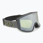 Skibrille Briko Pulse white gray/yellow