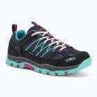 CMP Kinder-Trekking-Stiefel Rigel Low Wp b.blue/acqua
