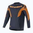 Herren-Radsport-Langarmshirt Alpinestars A-Supra Race schwarz