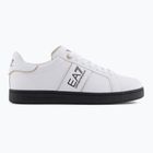 EA7 Emporio Armani Classic Logo weiß/gold/schwarz Schuhe