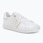 EA7 Emporio Armani Klassische Logo voll wht/Gold Detail Schuhe
