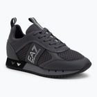 EA7 Emporio Armani Schwarz & Weiß Schnürsenkel Asphalt grau/silv.g7 Schuhe