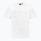 Herren EA7 Emporio Armani Logo Serie weißes T-shirt