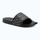 EA7 Emporio Armani Wasser Sport All Over Flip-Flops voll schwarz / weiß