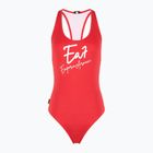 Einteiliger Badeanzug EA7 Emporio Armani Maxi Logo One Piece racing rot