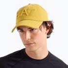 EA7 Emporio Armani Zug Logo Serie Gesticktes antikes Moos Baseballkappe
