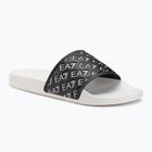 EA7 Emporio Armani Wassersport All Over schwarz / weiß Flip-Flops