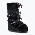 Schneeschuhe Moon Boot Icon Faux Fur Beads black