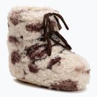 Moon Boot Icon Low Curly Damen Schneestiefel aus Rindsleder