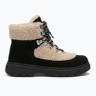 Damen-Schneestiefel Moon Boot Combat Boot Fleece black/off white