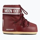 Damen-Schneestiefel Moon Boot Icon Low Nylon burgundy
