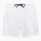 Herren EA7 Emporio Armani Gold Label Boxer-Badeshorts weiß