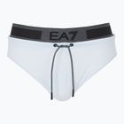 Herren EA7 Emporio Armani Logo Tape Badeslip weiß