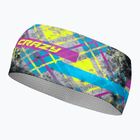 Crazy Stem Druck gelbes schottisches Stirnband