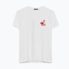 Kaotiko Washed Bella Ciao weißes Herren-T-Shirt