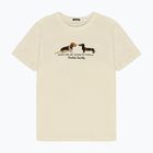 Kaotiko Washed Puppies Herren-T-Shirt elfenbein