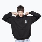 Herren Kaotiko Koi Sweatshirt mit Kapuze schwarz