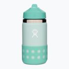 Hydro Flask Wide Mouth Strohhalm Deckel und Boot 355ml Thermoflasche Tau W12BSWBB441