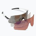 Tifosi Rail weiß schwarz/rauch/ac rot/klar Fahrradbrille
