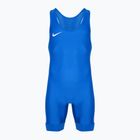 Herren Nike Grappler Elite Singlet Anzug Royal/Weiß