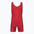 Herren-Jumpsuit adidas 3 Stripe Singlet red/white