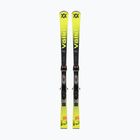 Alpinski Völkl Racetiger SL + Bindungen RMotion T 12 black/fluorescent/red