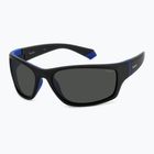 Polaroid PLD 2135/S mattschwarz blau/grau polarisierte Herren-Sonnenbrille