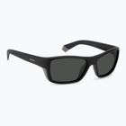 Polaroid PLD 7046/S schwarz grau/grau polarisierte Herren-Sonnenbrille