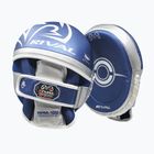 Rival Professional Punch Handschuhe blau/silber Trainer Pfoten