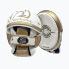 Rival Professional Punch Handschuhe weiß/gold Trainer Pfoten