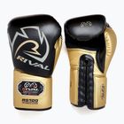 Rival RS100 Professional schwarz/goldene Boxhandschuhe